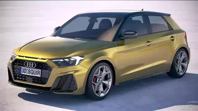 Audi A1 S-line 2019 3D model