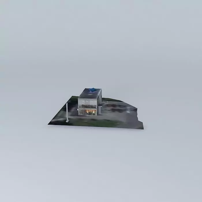 Riga restaurant Hesburger Dzelzavas street 3 Free 3D model