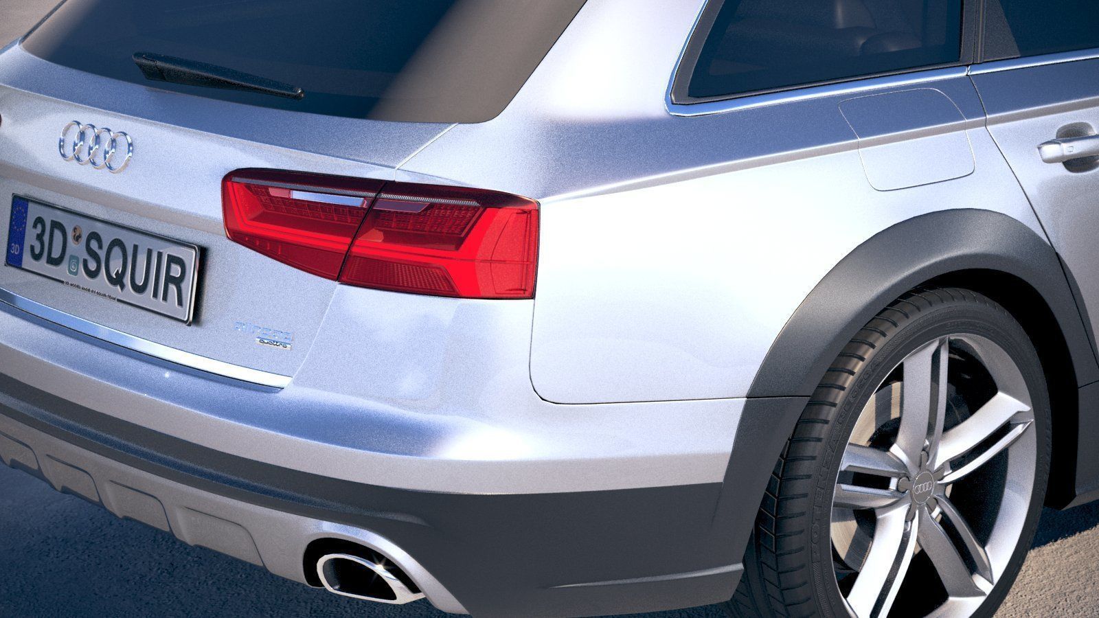 Audi A6 Allroad 2015-2018 3D model_3
