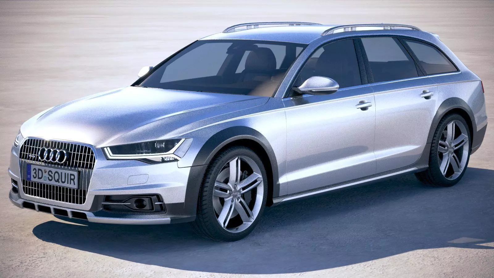 Audi A6 Allroad 2015-2018 3D model_0