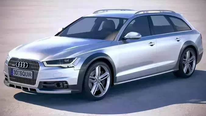 Audi A6 Allroad 2015-2018 3D model Audi A6 Allroad 2015-2018 3D model