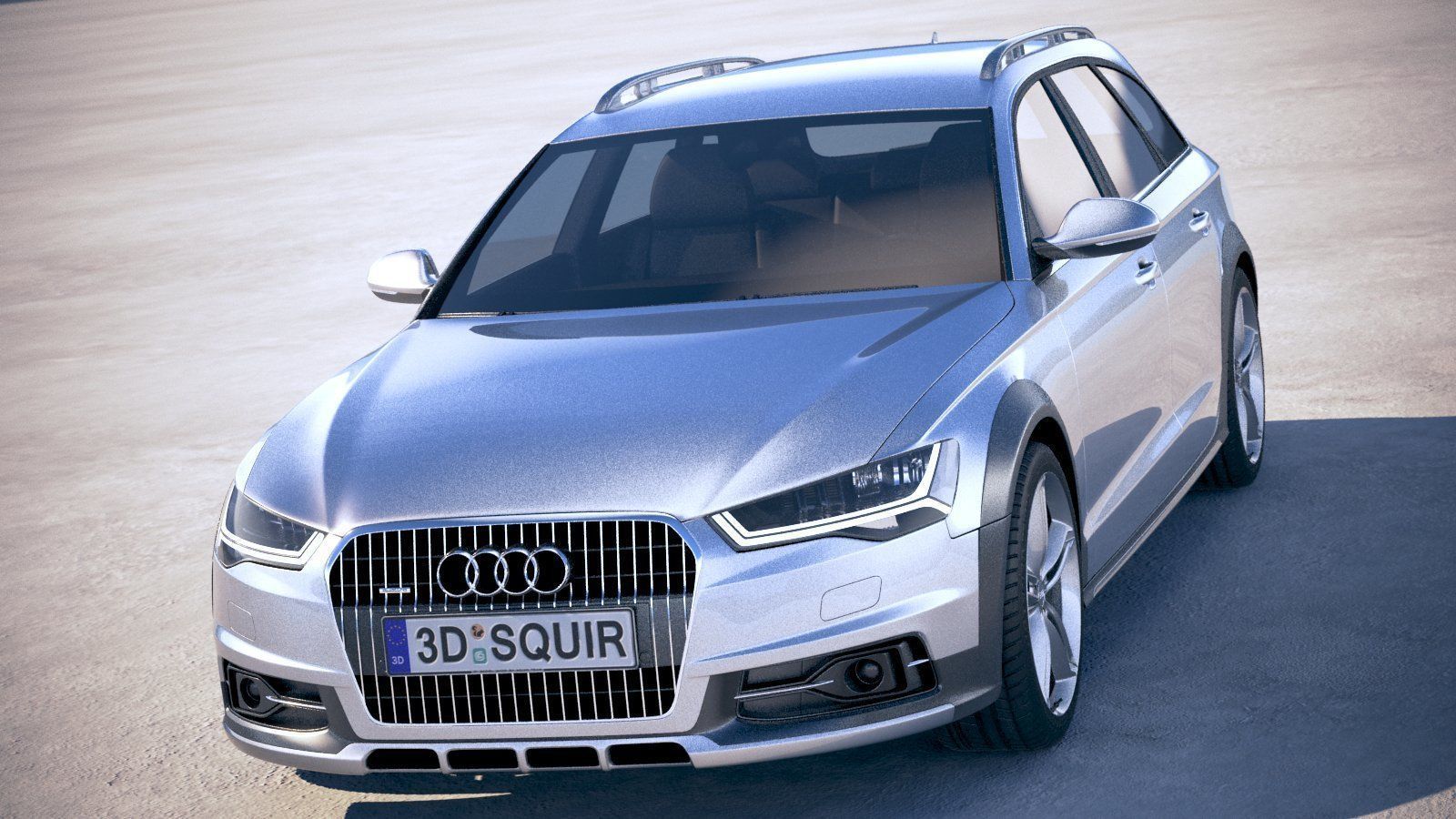 Audi A6 Allroad 2015-2018 3D model_1