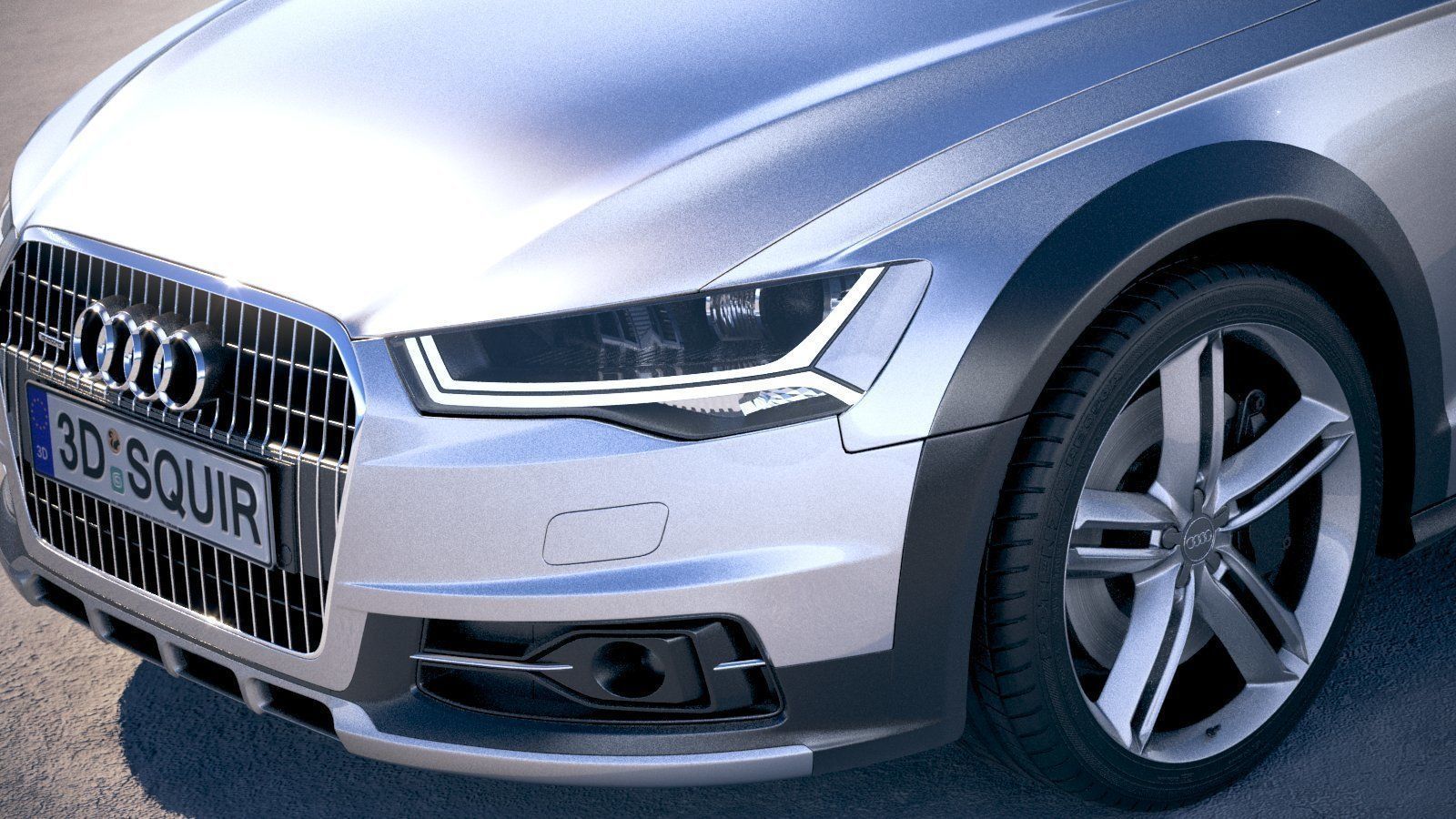 Audi A6 Allroad 2015-2018 3D model_2