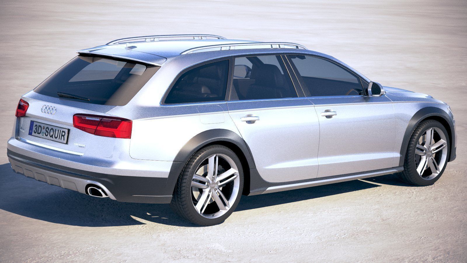 Audi A6 Allroad 2015-2018 3D model_4