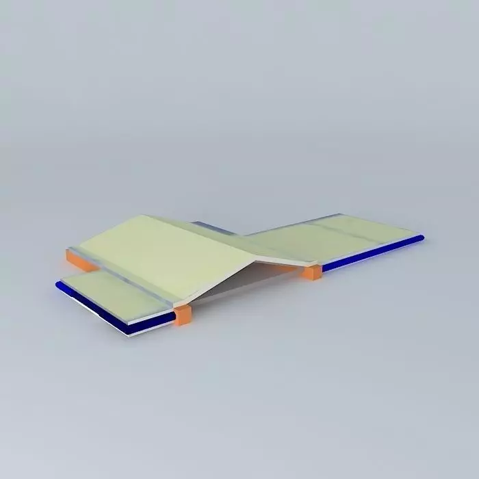 A Roof type 2 Statoil Fuel Retail Riga Latvia Free 3D model