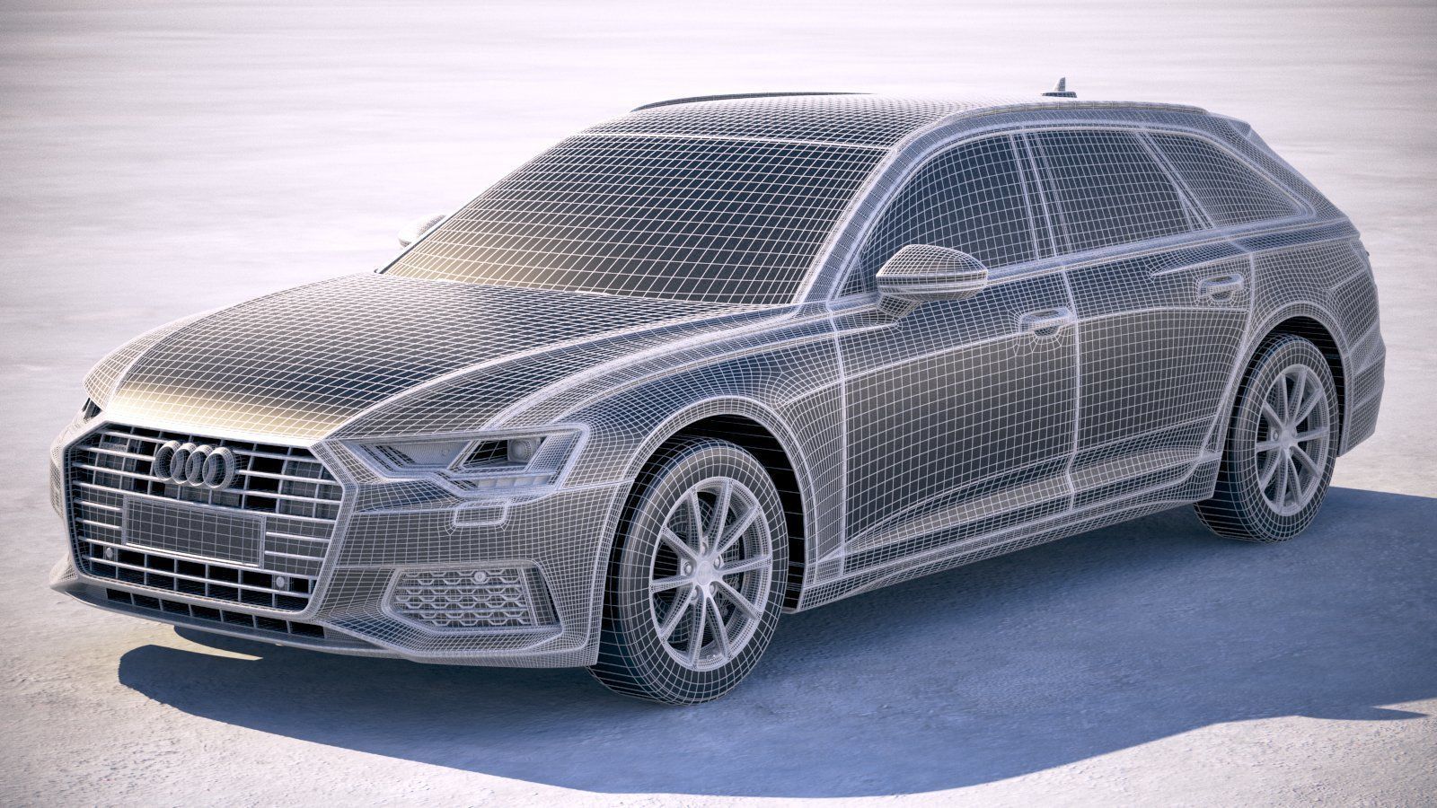 Audi A6 Avant 2019 3D model_17