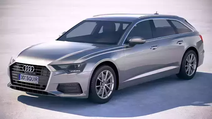 Audi A6 Avant 2019 3D model