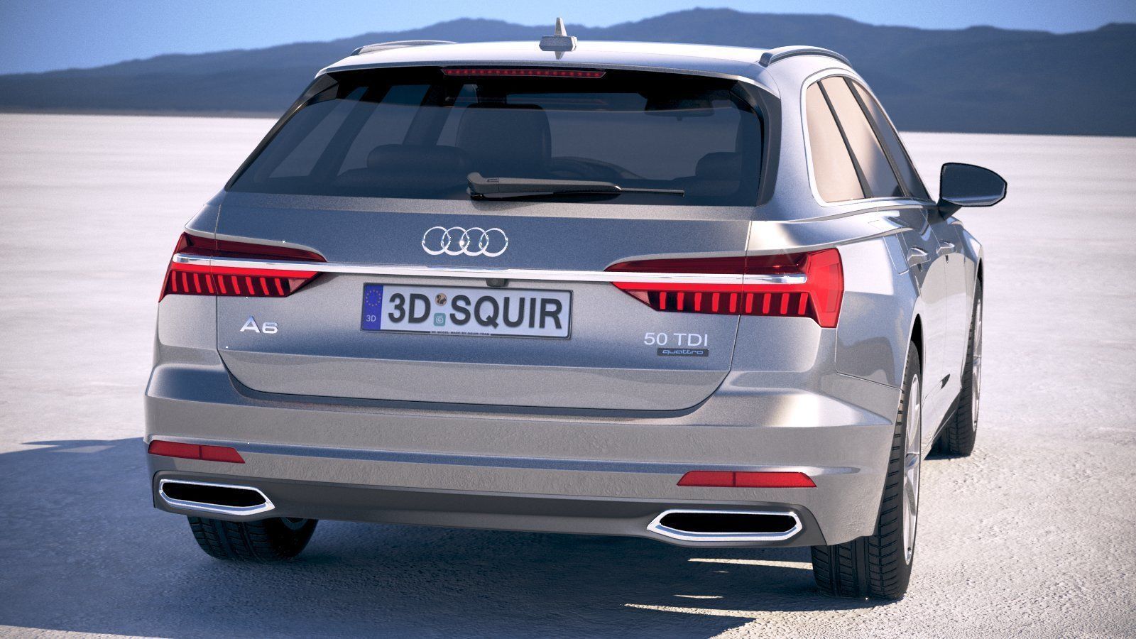 Audi A6 Avant 2019 3D model_5