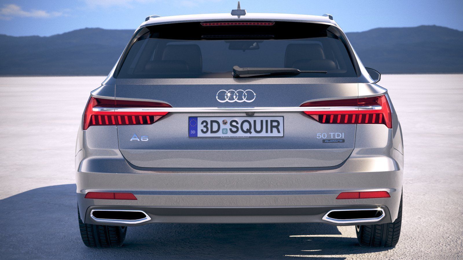 Audi A6 Avant 2019 3D model_10