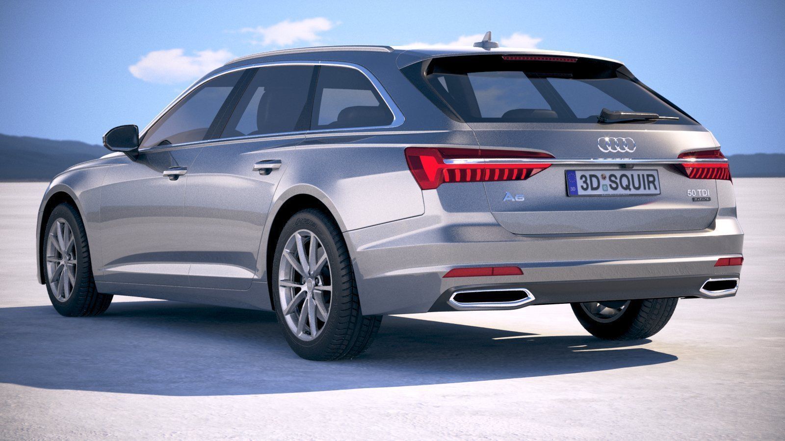 Audi A6 Avant 2019 3D model_13