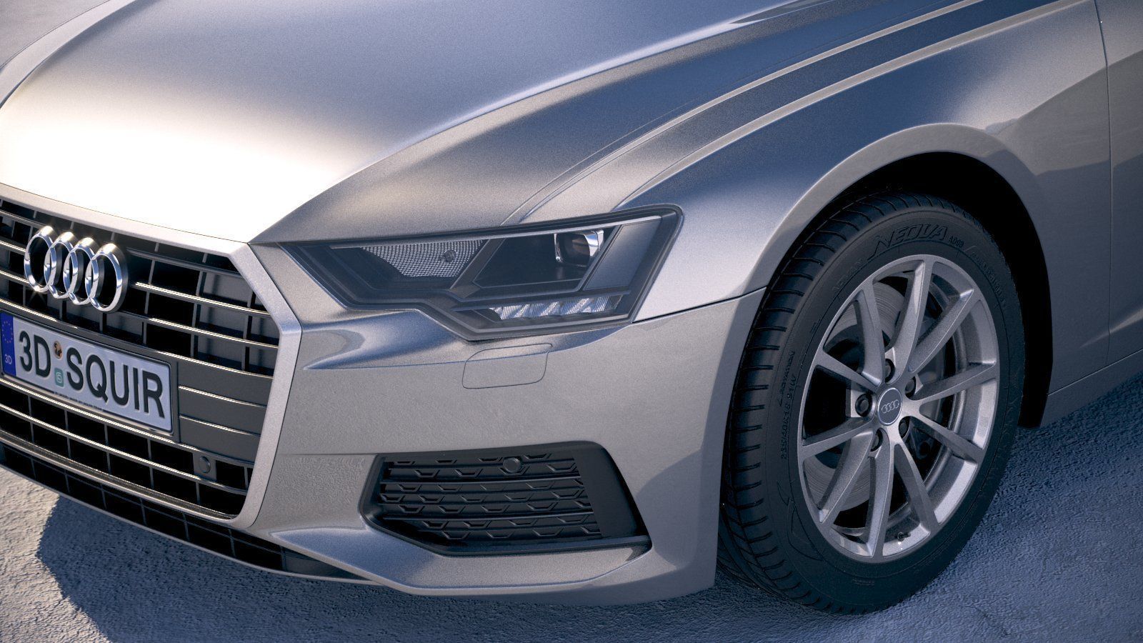 Audi A6 Avant 2019 3D model_2