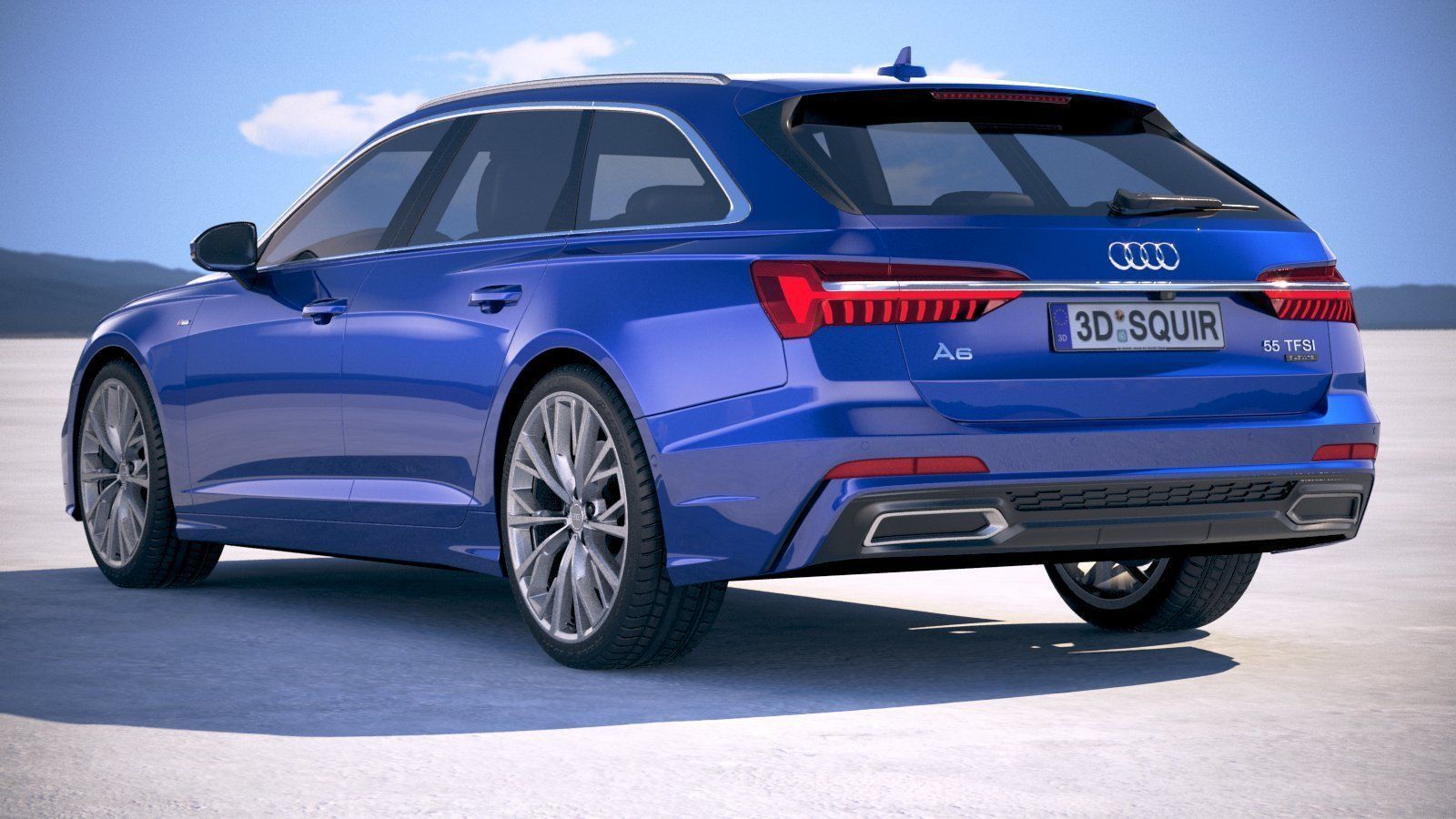 Audi A6 Avant S-line 2019 3D model_13