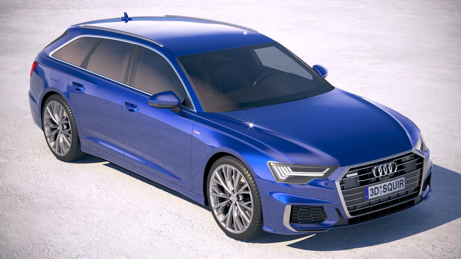 Audi A6 Avant S-line 2019 3D model_11