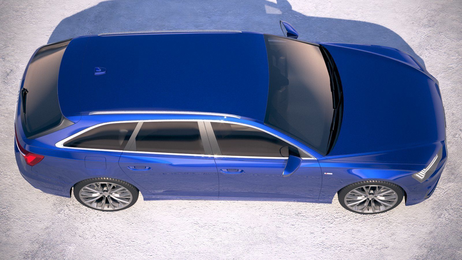 Audi A6 Avant S-line 2019 3D model_7