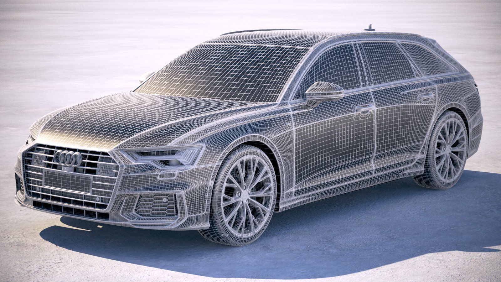 Audi A6 Avant S-line 2019 3D model_17