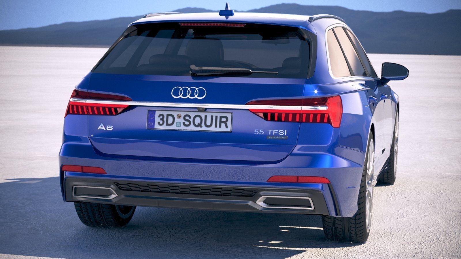 Audi A6 Avant S-line 2019 3D model_5