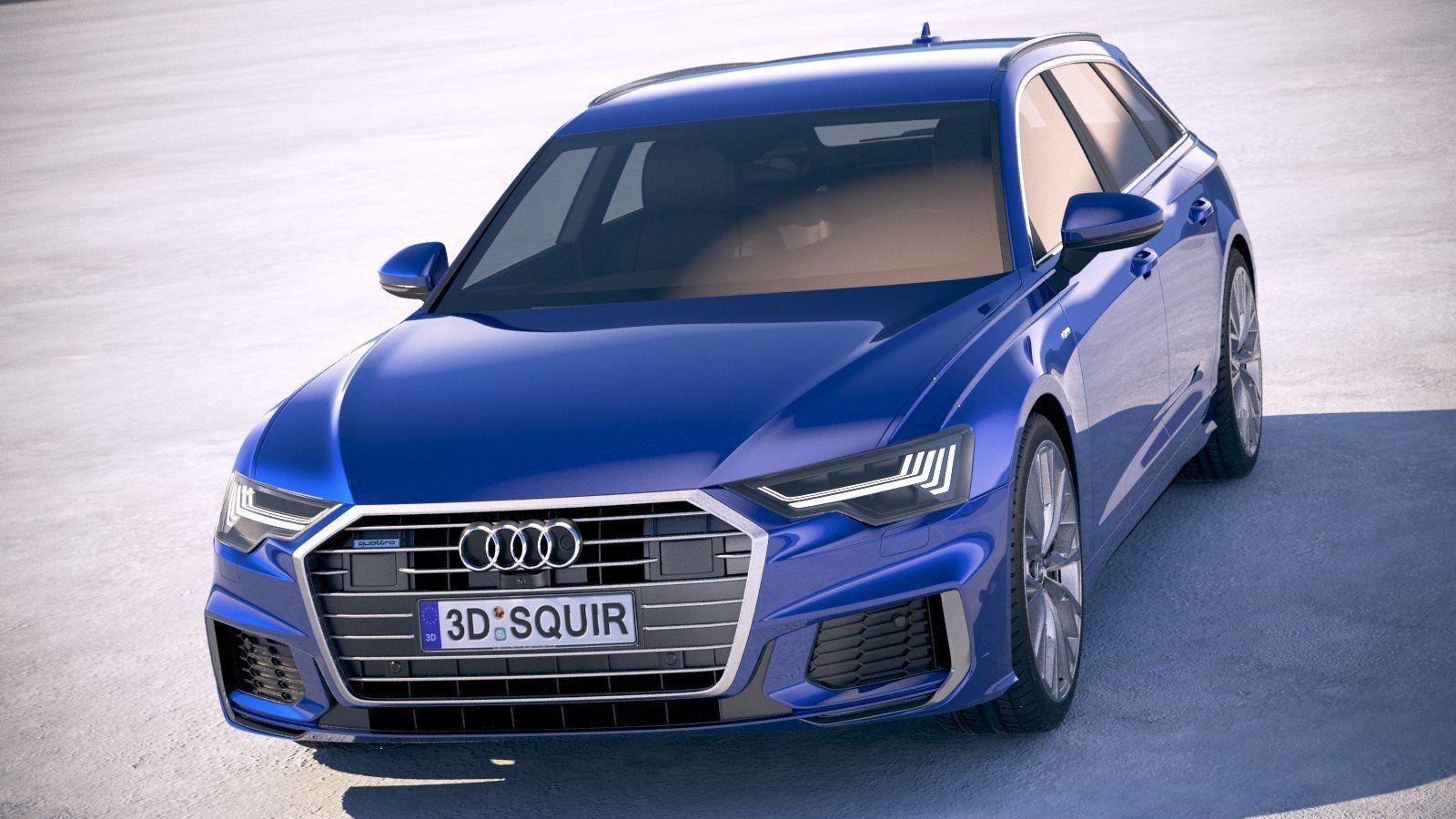 Audi A6 Avant S-line 2019 3D model_1