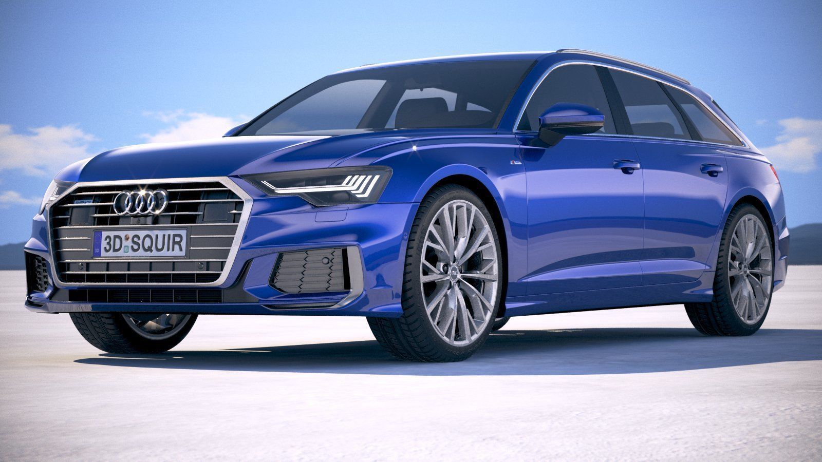 Audi A6 Avant S-line 2019 3D model_12