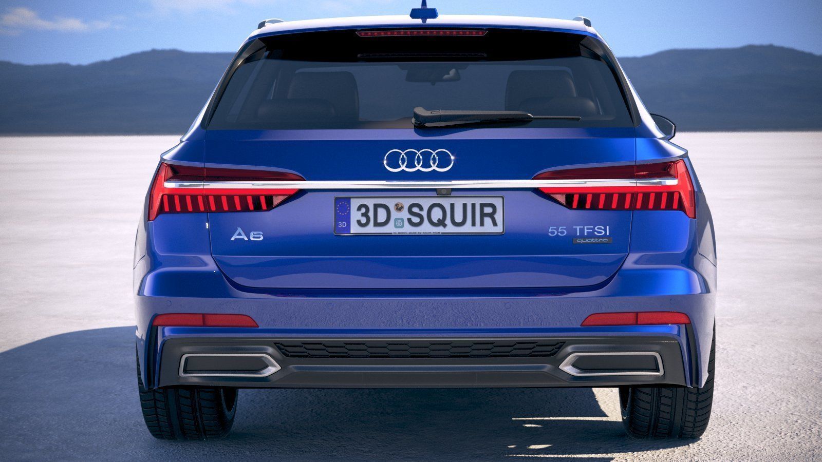 Audi A6 Avant S-line 2019 3D model_10