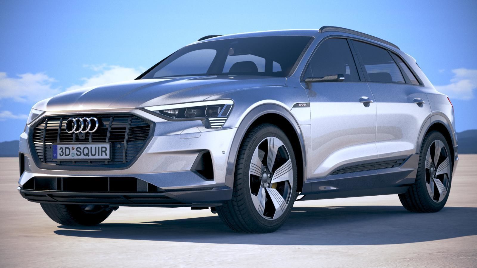 Audi e-tron 2020 3D model_12
