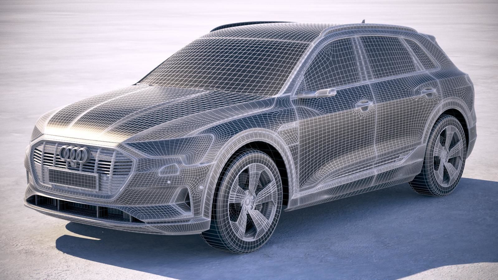 Audi e-tron 2020 3D model_17