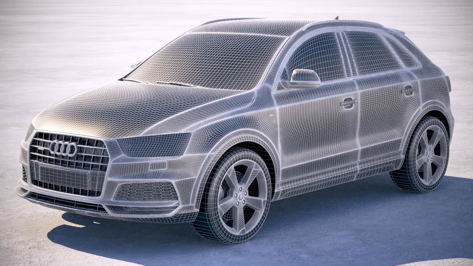 Audi Q3 2018 S-line 3D model_17
