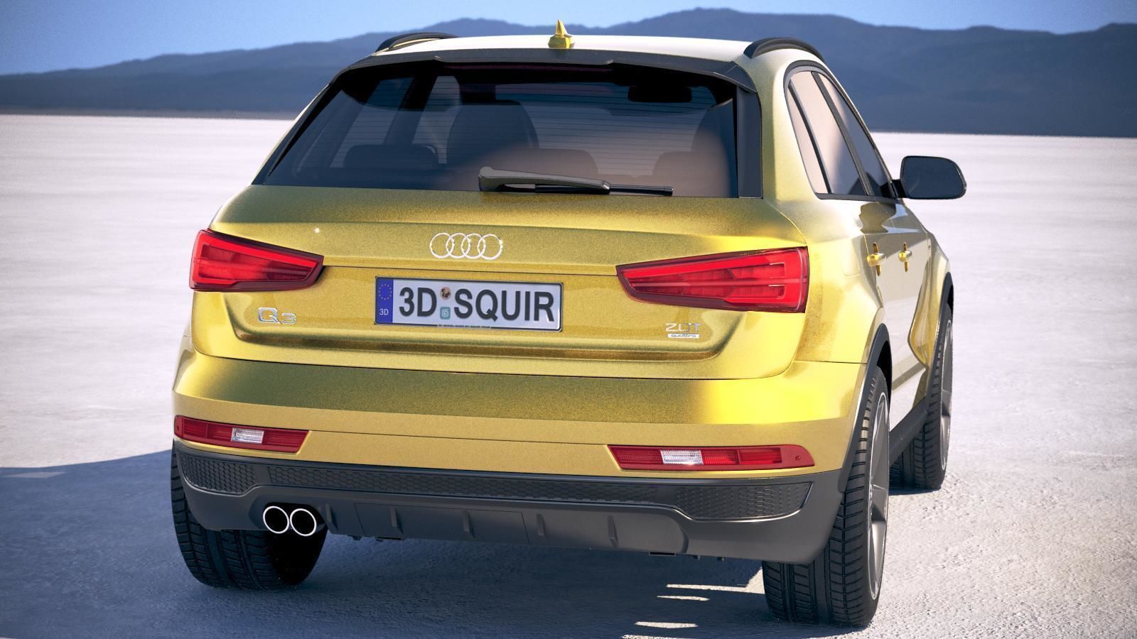 Audi Q3 2018 S-line 3D model_5