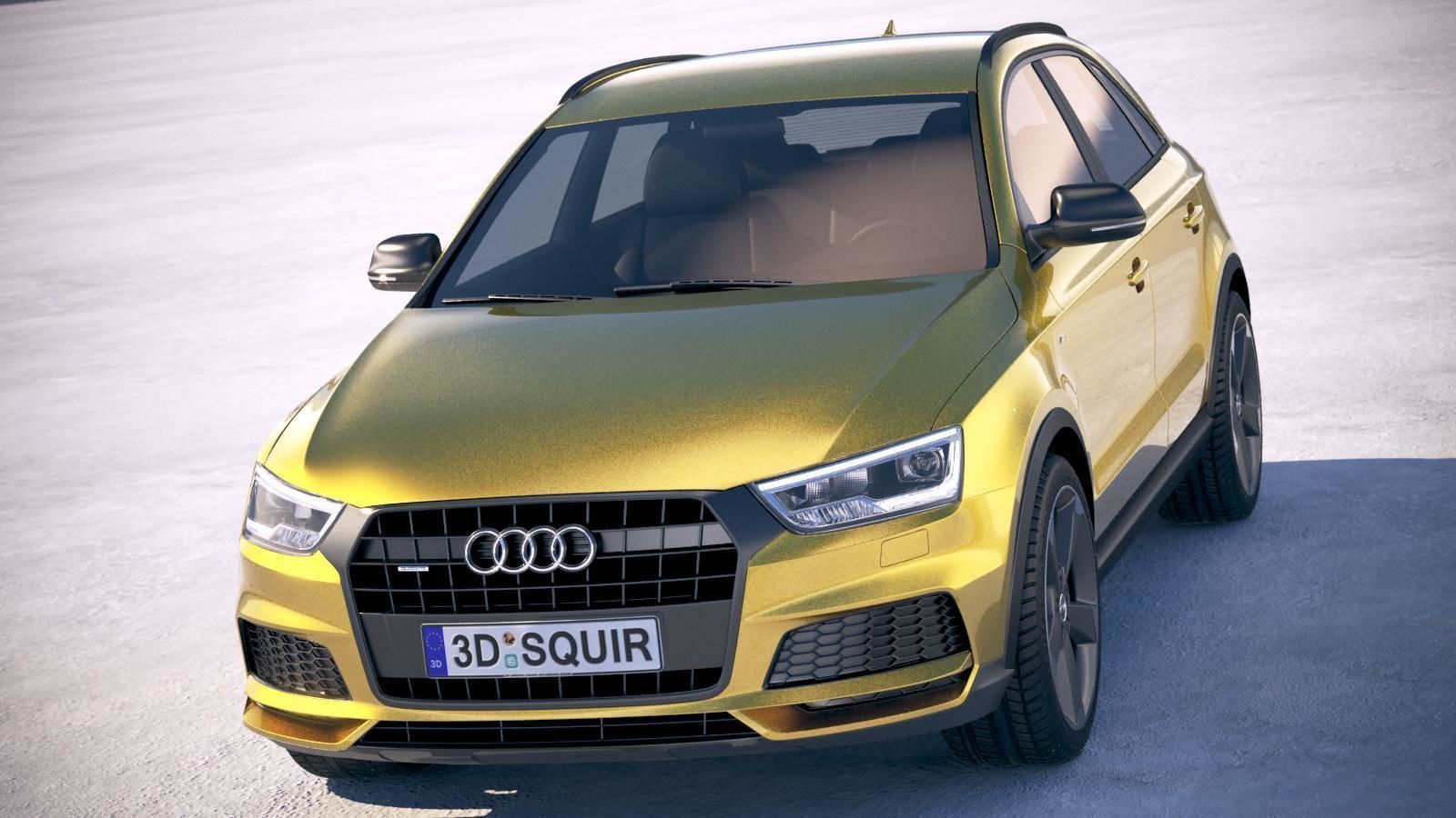 Audi Q3 2018 S-line 3D model_1