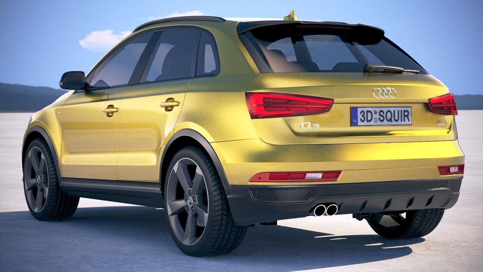 Audi Q3 2018 S-line 3D model_13