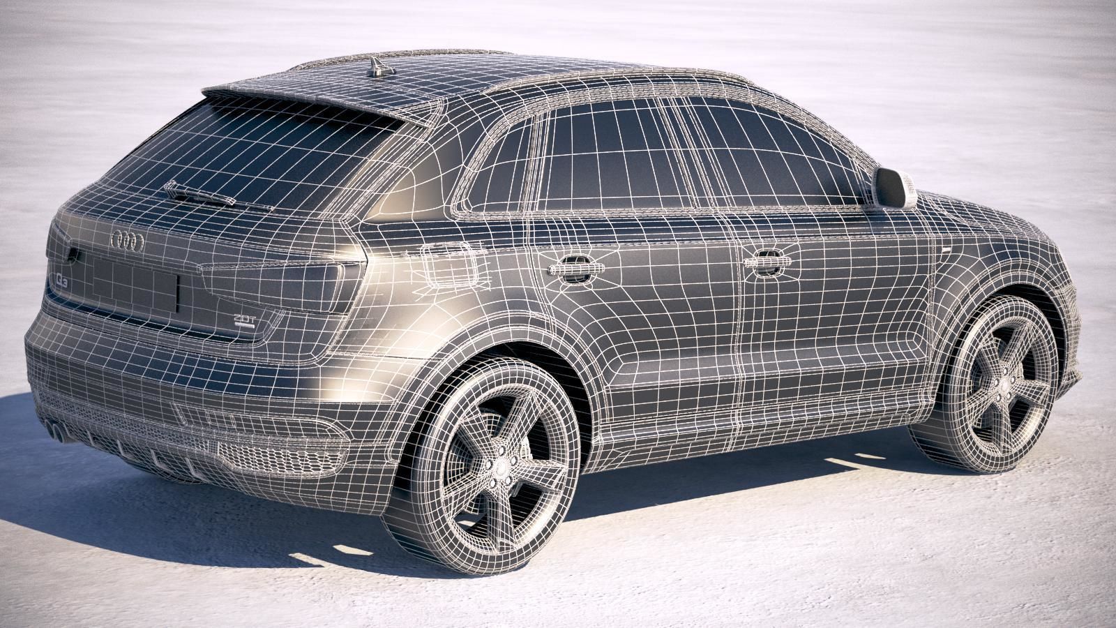 Audi Q3 2018 S-line 3D model_20