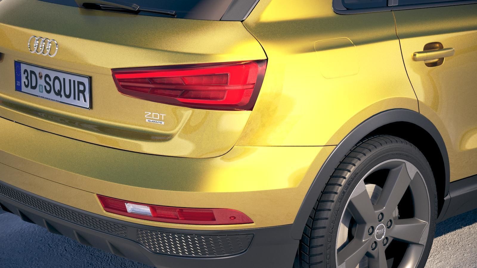 Audi Q3 2018 S-line 3D model_3