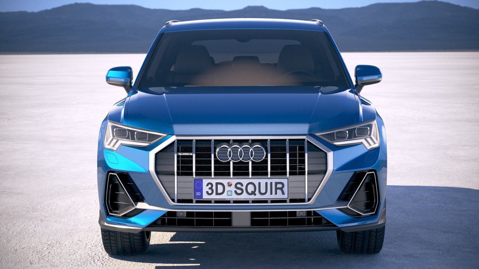 Audi Q3 S-line 2019 3D model_9
