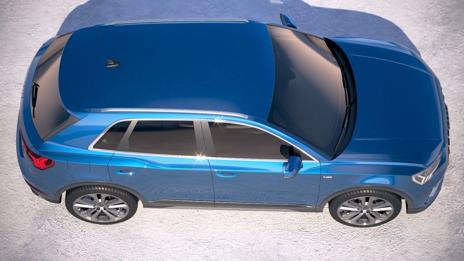 Audi Q3 S-line 2019 3D model_7