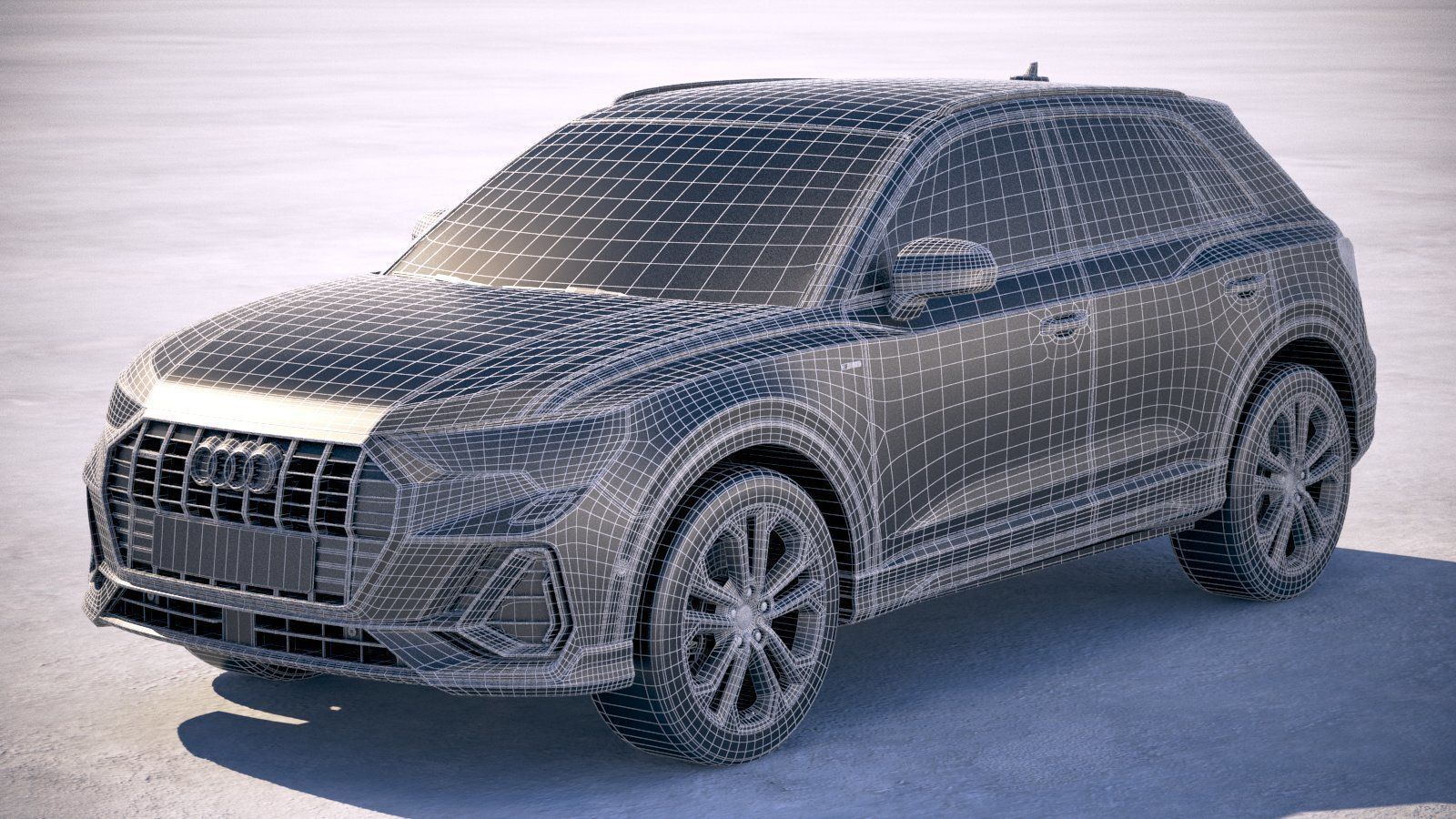 Audi Q3 S-line 2019 3D model_19