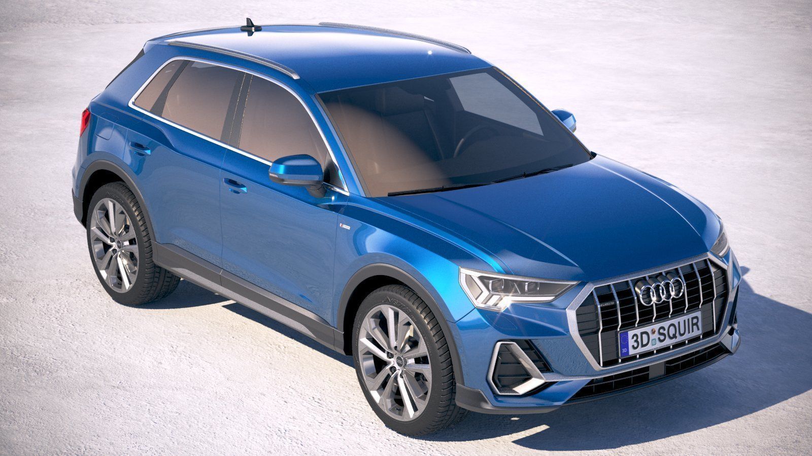 Audi Q3 S-line 2019 3D model_11