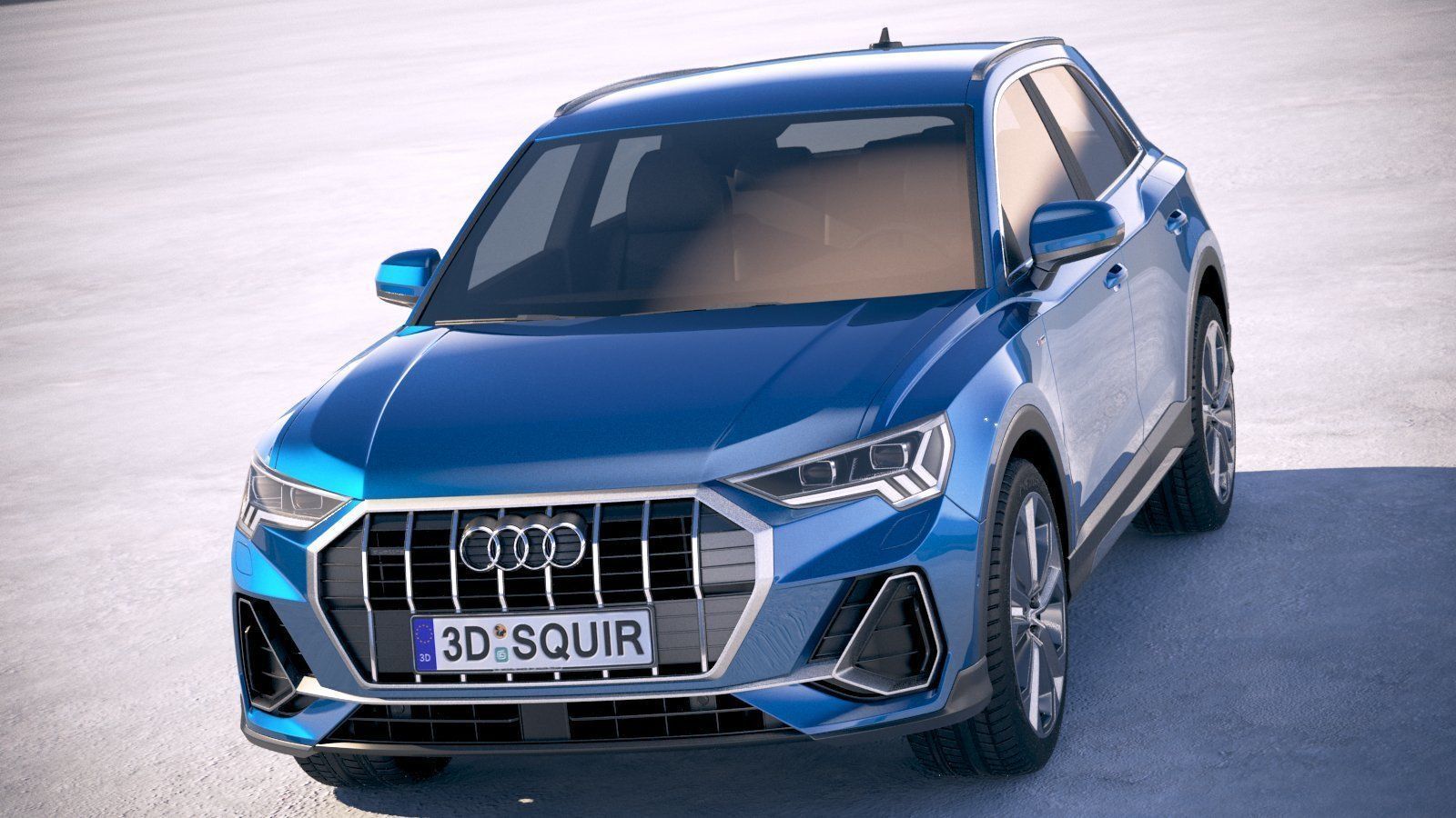 Audi Q3 S-line 2019 3D model_1