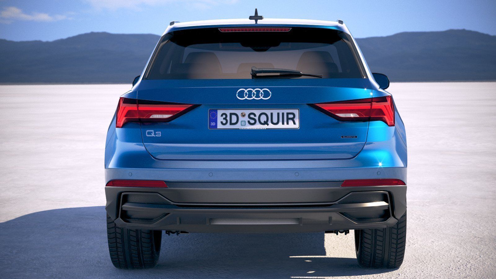 Audi Q3 S-line 2019 3D model_10