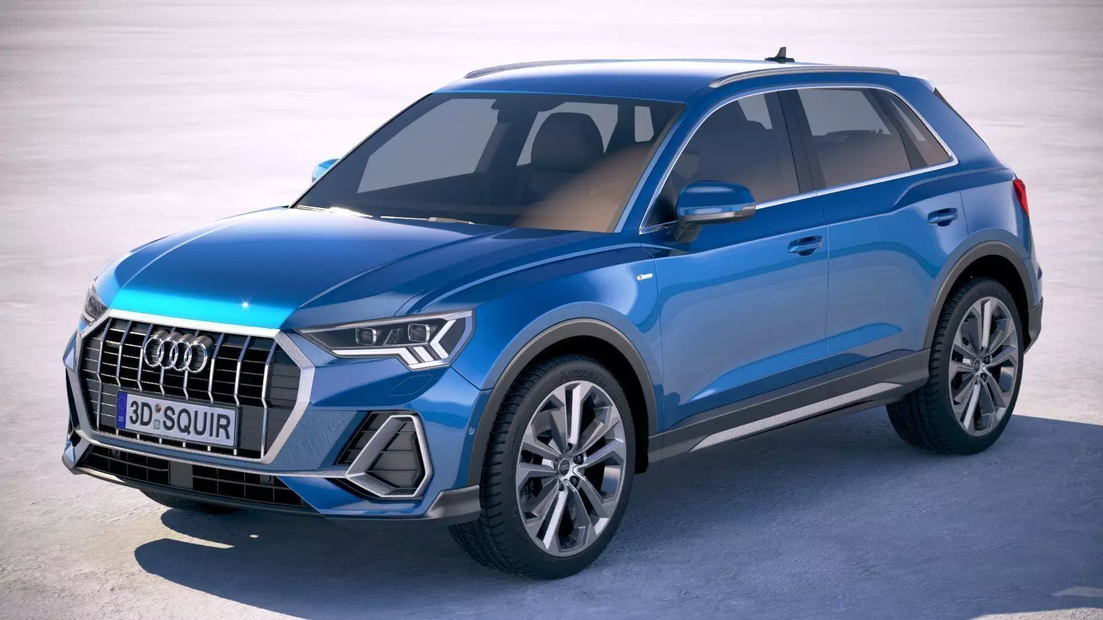 Audi Q3 S-line 2019 3D model_0