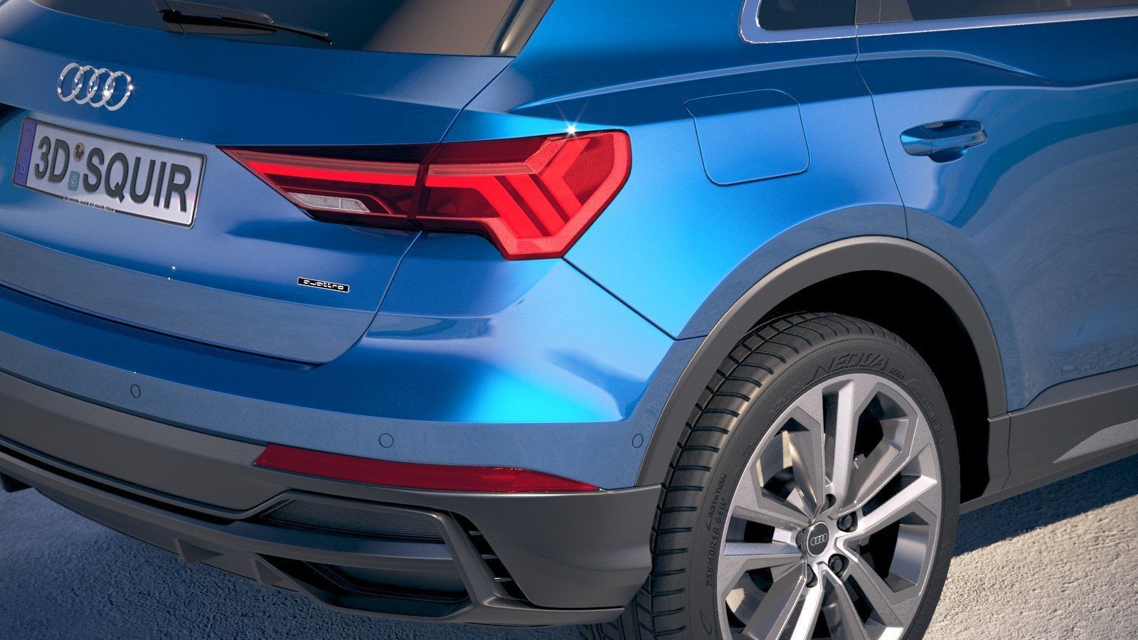 Audi Q3 S-line 2019 3D model_3