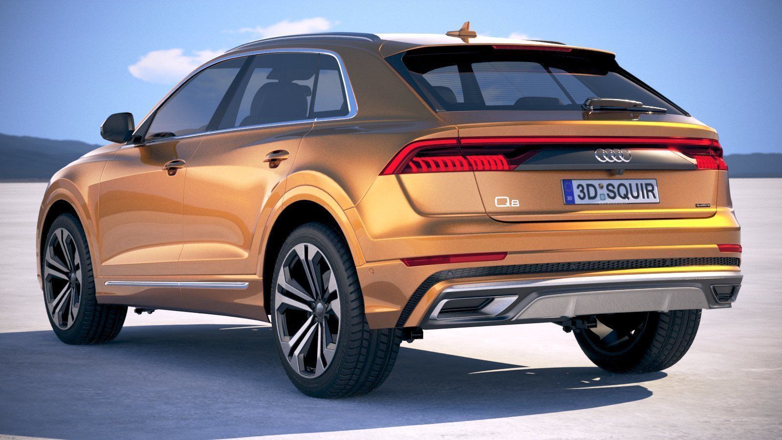 Audi Q8 2019 3D model_13