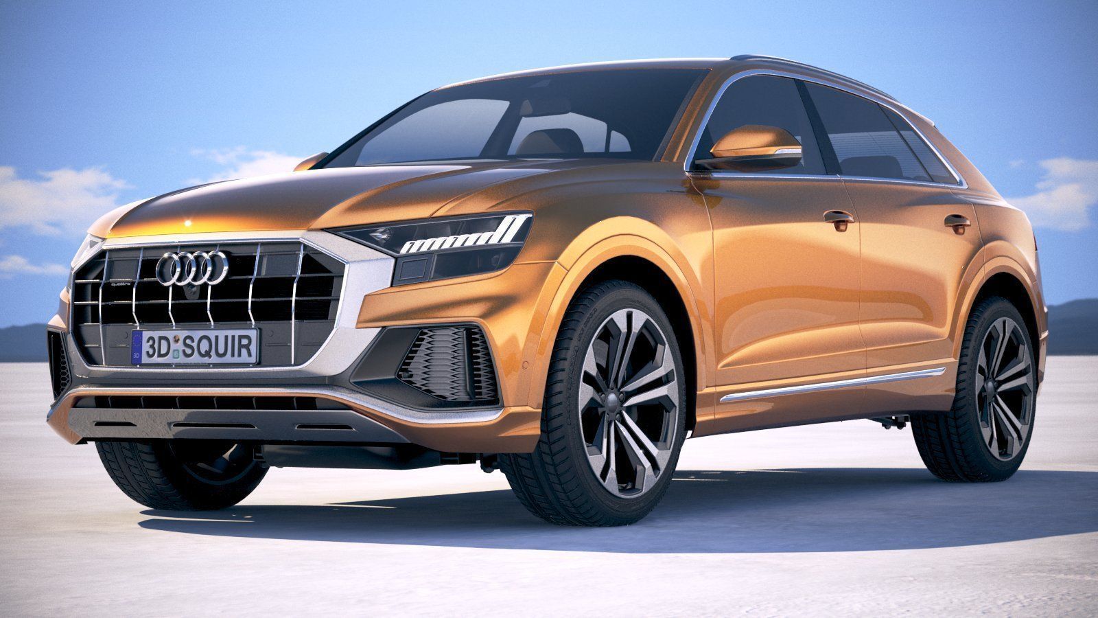 Audi Q8 2019 3D model_12