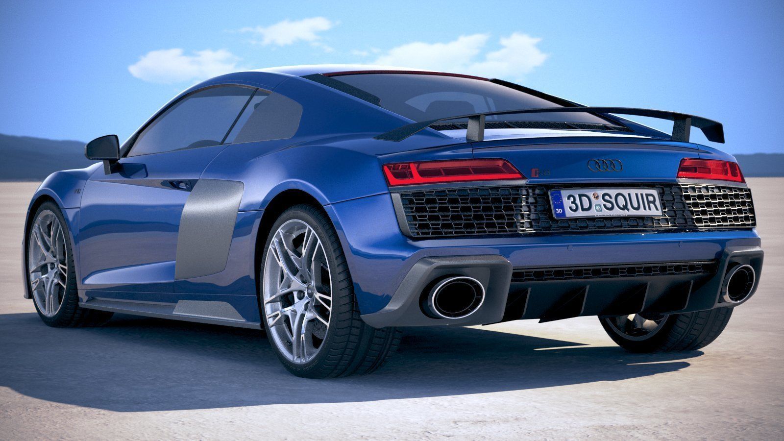 Audi R8 2019 3D model_13