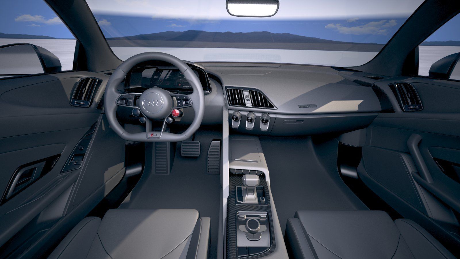 Audi R8 2019 3D model_17