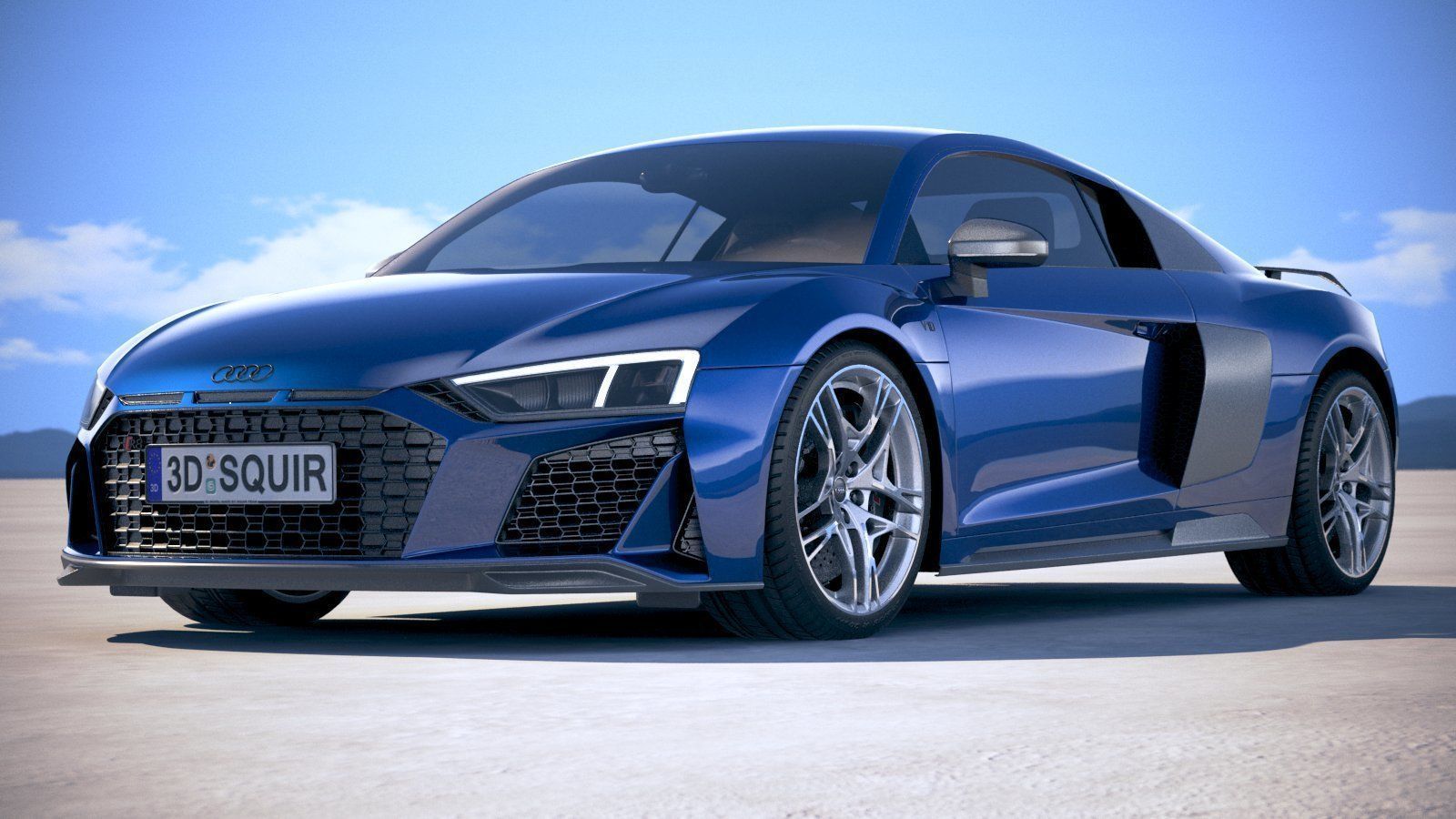 Audi R8 2019 3D model_12