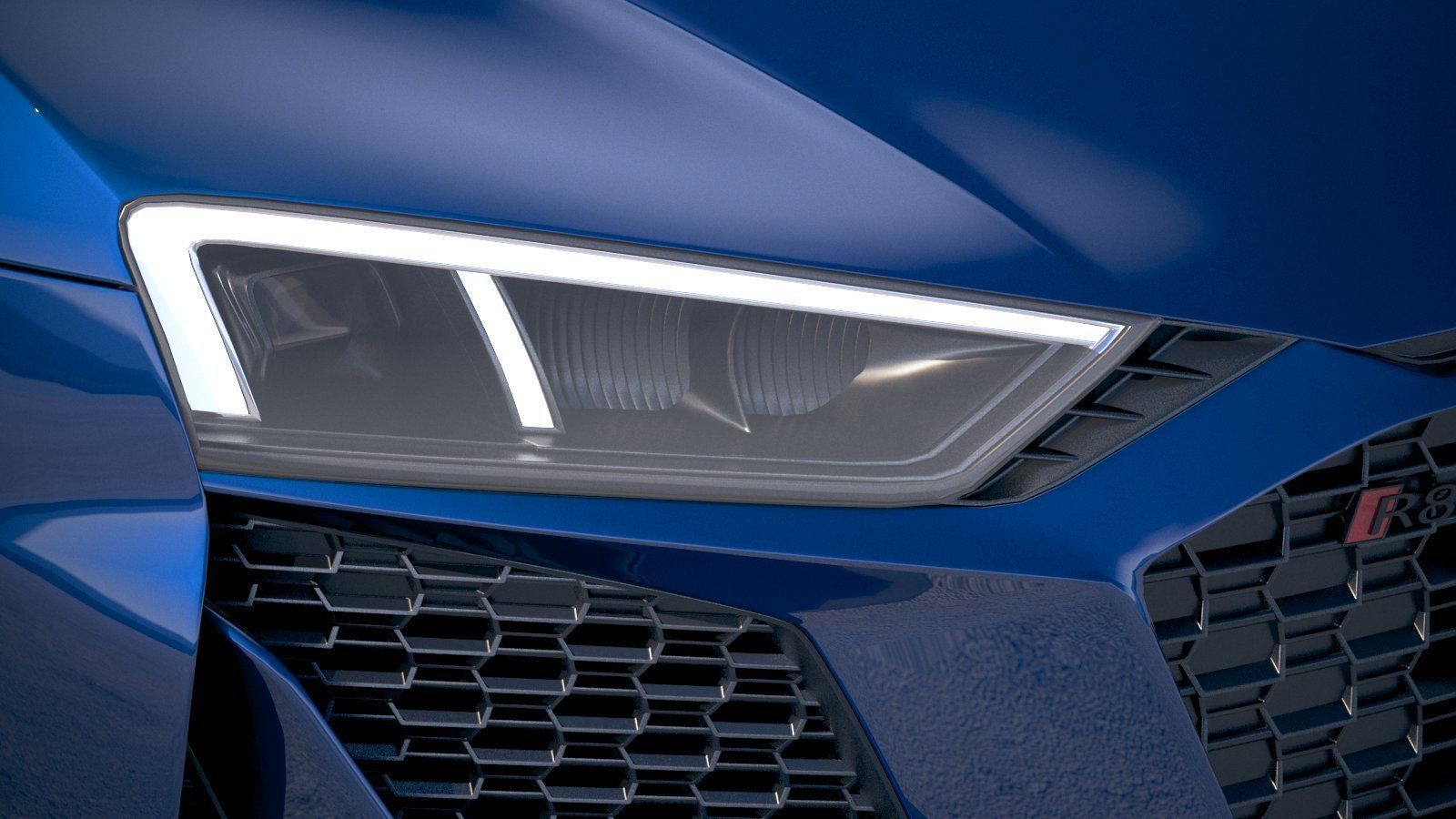 Audi R8 2019 3D model_15