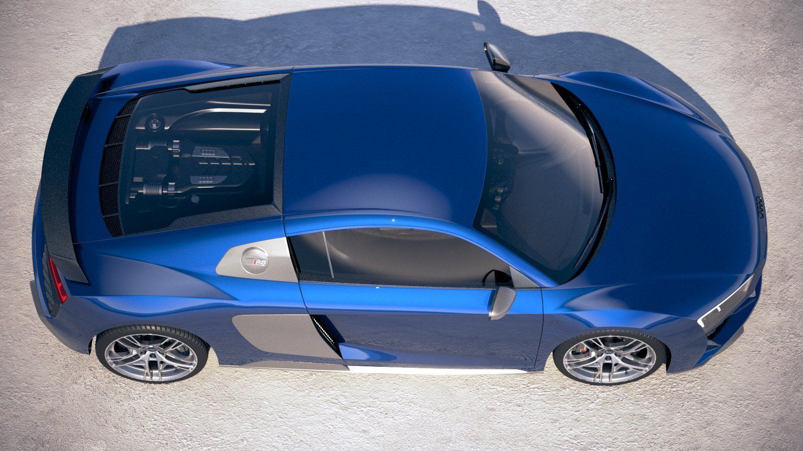 Audi R8 2019 3D model_7