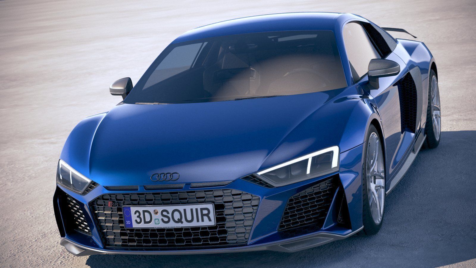 Audi R8 2019 3D model_1