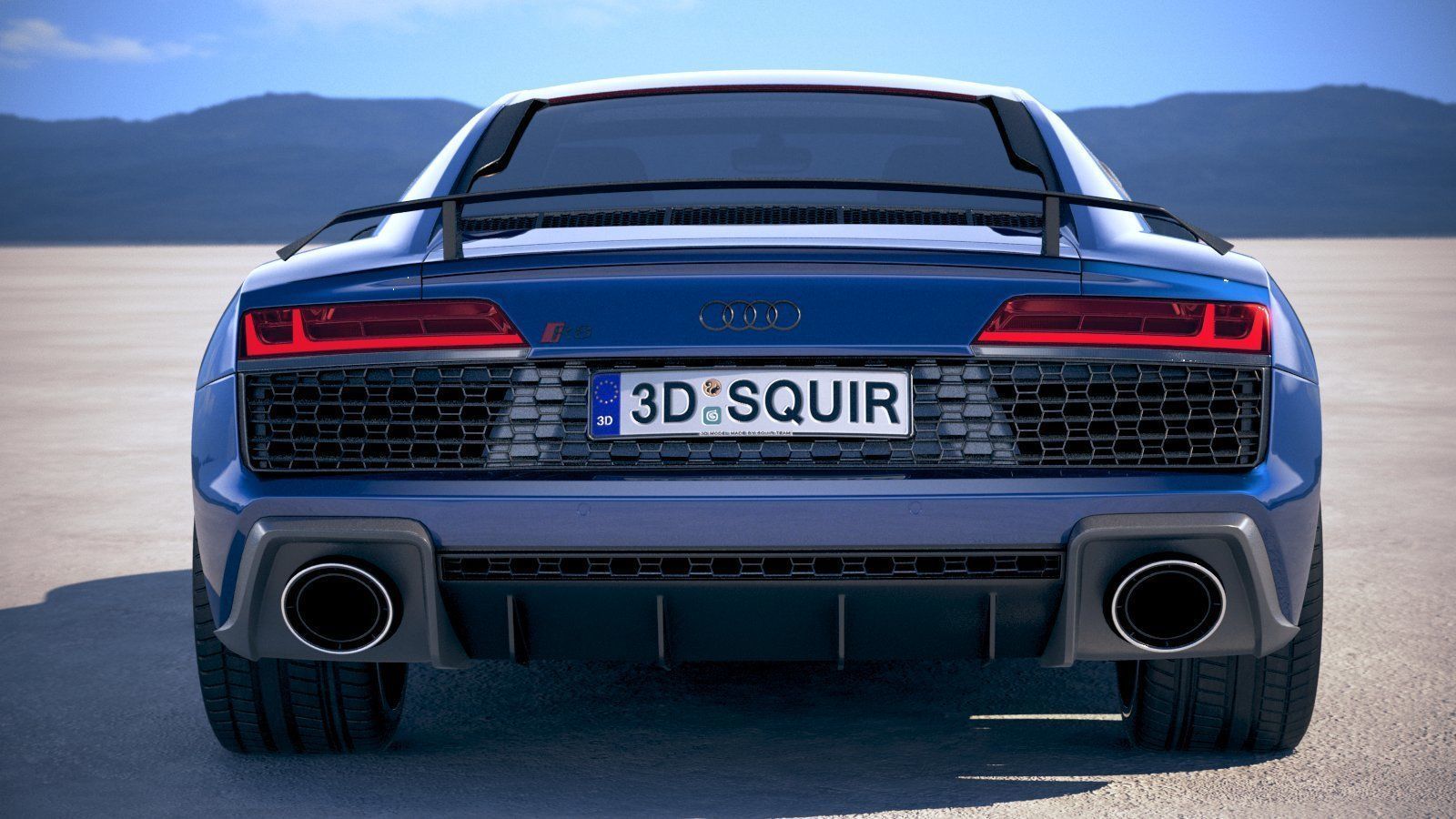 Audi R8 2019 3D model_10