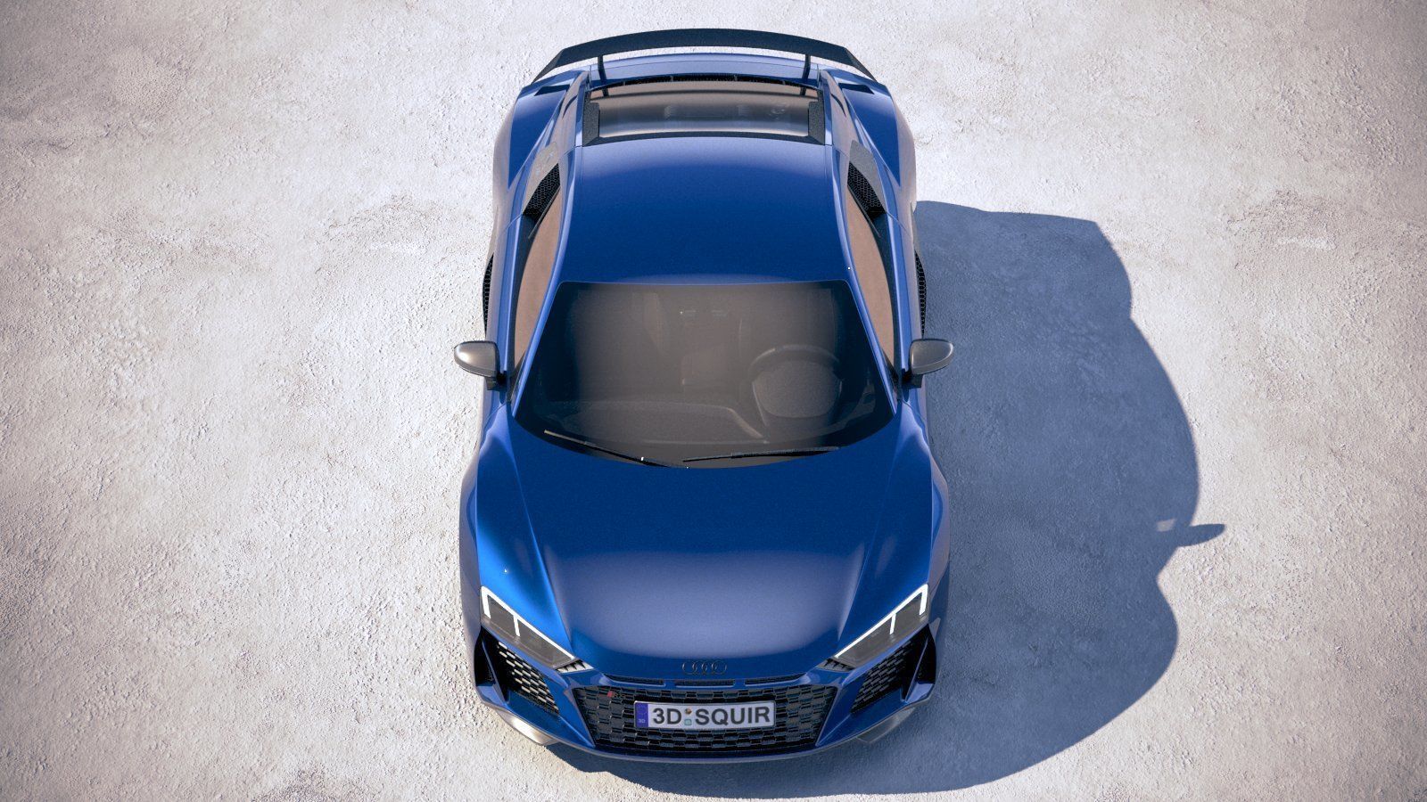 Audi R8 2019 3D model_8