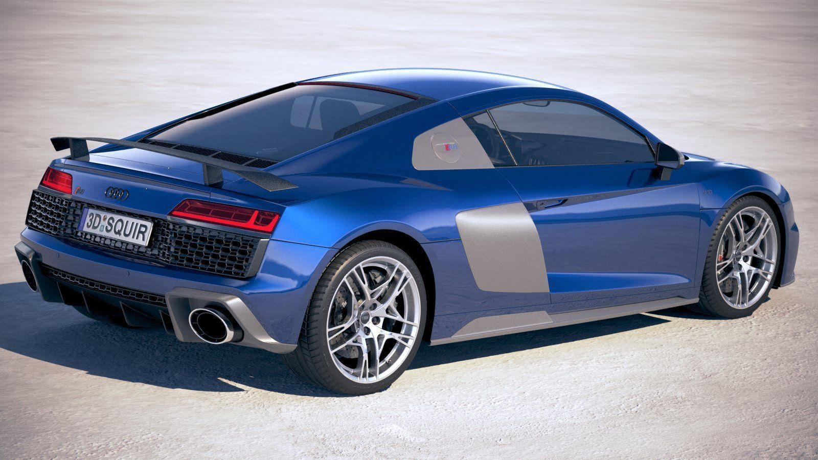 Audi R8 2019 3D model_4